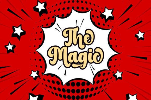 Pinky Magic Font PNG with transparent background - Preview 1