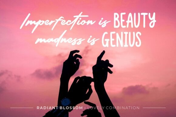 Radiant Blossom Font font preview - 4
