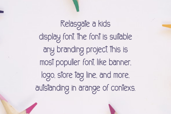 Relasgate Font PNG with transparent background - Preview 1