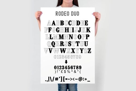 Rodeo Bundle Font font preview - 2