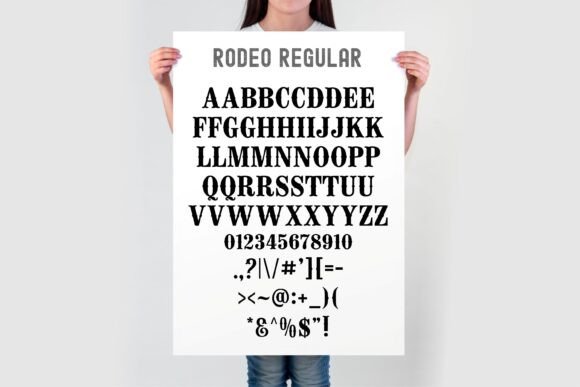 Rodeo Bundle Font font preview - 3