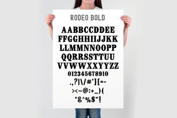 Rodeo Bundle Font font preview - 4