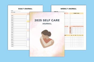 2025 Self Care Journal Canva Graphic by designmela01 · Creative Fabrica