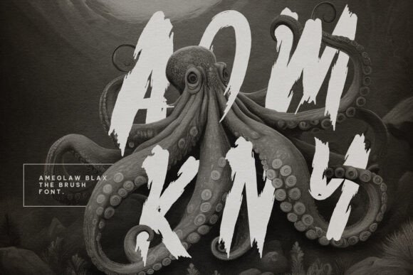 Ameglaw Blax Font - Preview 6