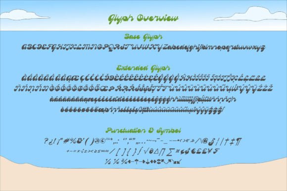 Beachvibes Script Font PNG with transparent background - Preview 1