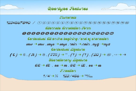 Beachvibes Script Font PNG with transparent background - Preview 2