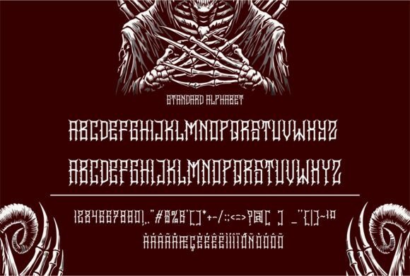 Blackened Vortex Font - Preview 1