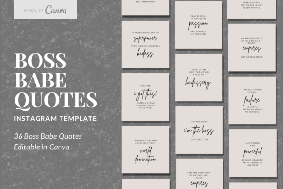 Boss Babe Quotes Instagram Template