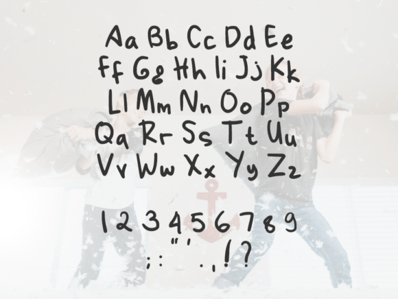 Boys Handwriting Font - Preview 2