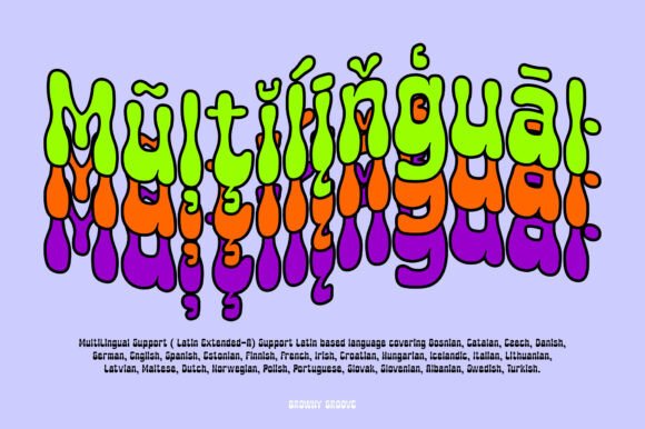 Browny Groove Font - Preview 5
