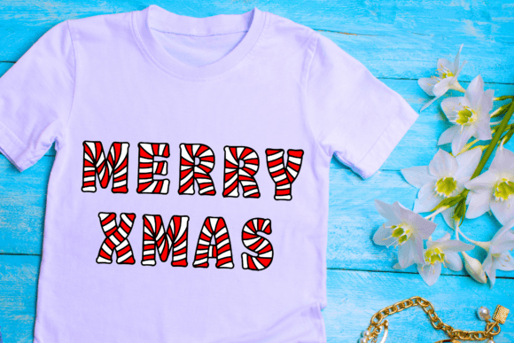 Candy Cane Font - Preview 4
