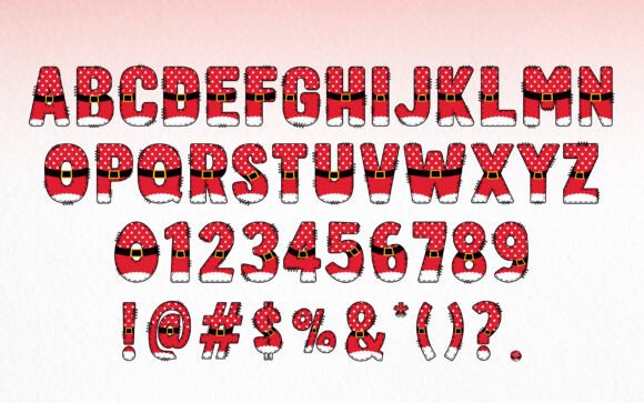 Christmas Santa Army Font - Preview 1