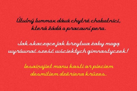 Clemish Font - Preview 2
