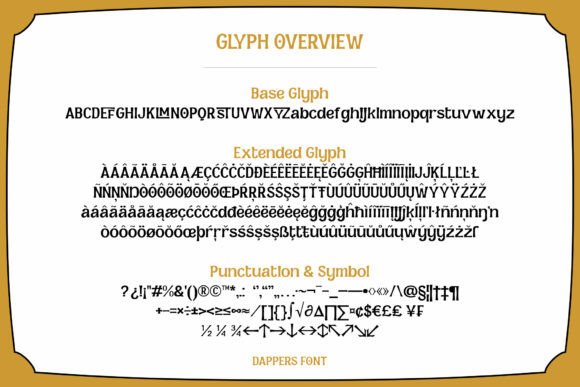 Dappers Font - Preview 1