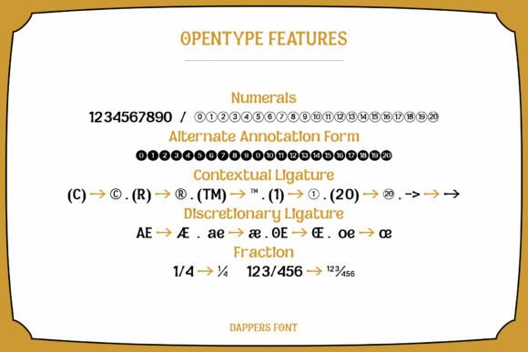 Dappers Font - Preview 2
