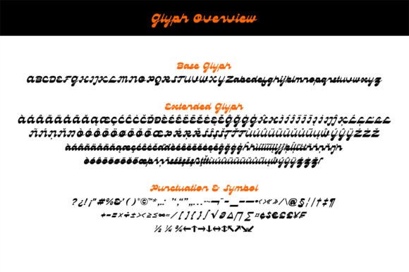 Dulblak Script Font - Preview 1