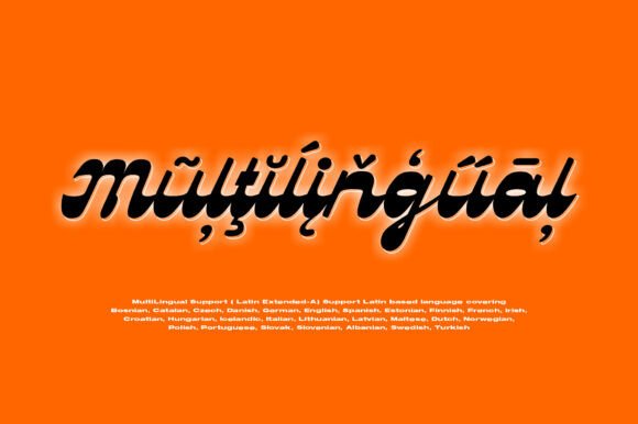 Dulblak Script Font - Preview 4