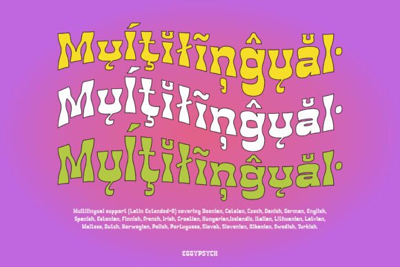 Eggypsych Font - Preview 4