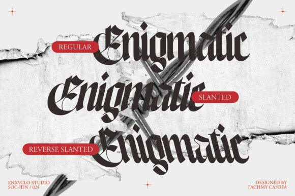 Enigmatic Waesbendiy Font - Preview 4