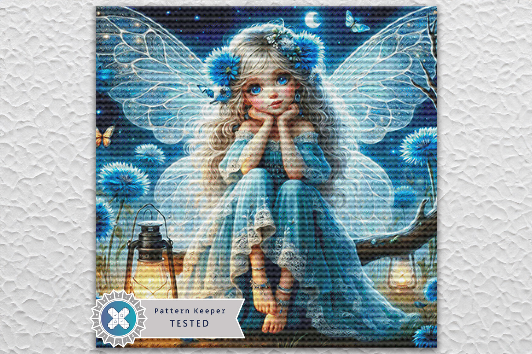 Fantasy Fairy Cross Stitch Pattern PDF