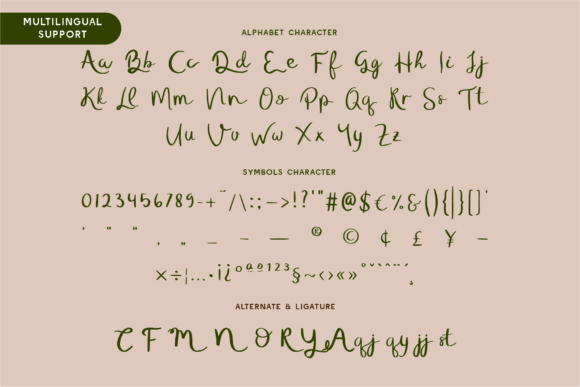 Haneulli Font PNG with transparent background - Preview 1