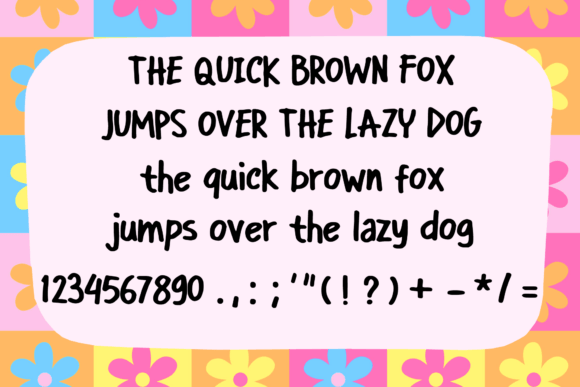Happy Comic Font PNG with transparent background - Preview 3