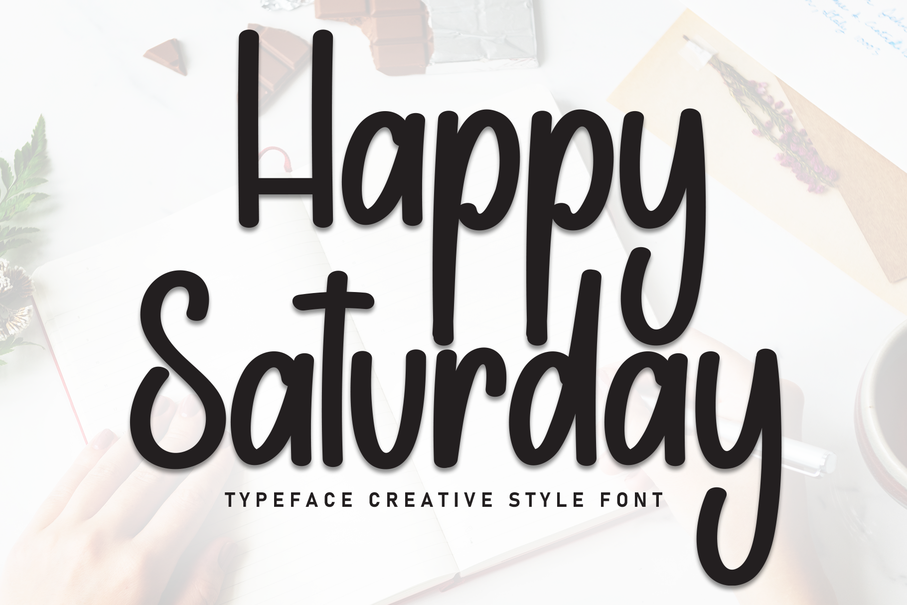 Happy Saturday Font