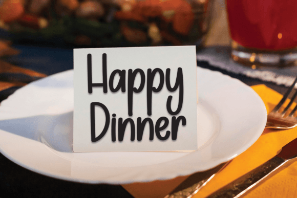 Happy Saturday Font Font font preview - 3