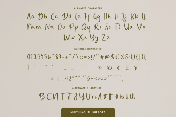Lunar Curve Font PNG with transparent background - Preview 1