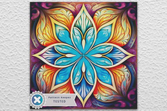Mandala Full Coverage Cross Stitch PDF