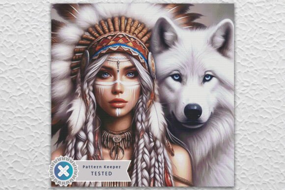 Native American Cross Stitch Pattern PDF