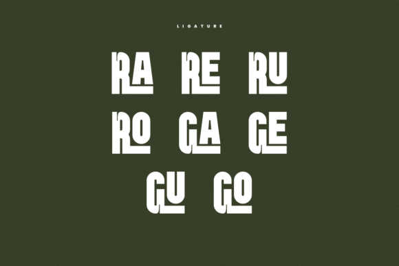 Ravgonew Font PNG with transparent background - Preview 5