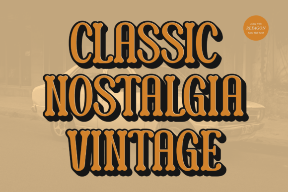 Refagon Font PNG with transparent background - Preview 2