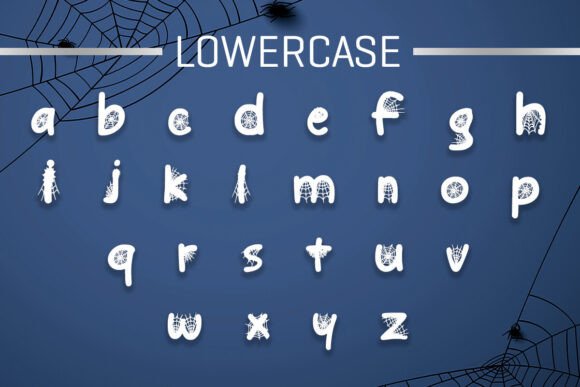 Black Spider Web Font - Preview 3