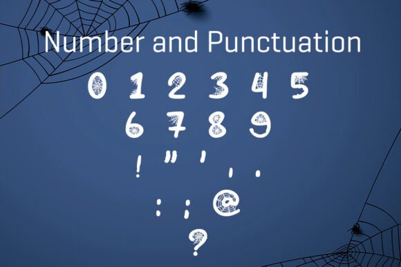 Black Spider Web Font - Preview 4