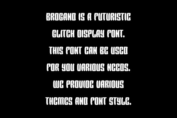 Brogand Font - Preview 3