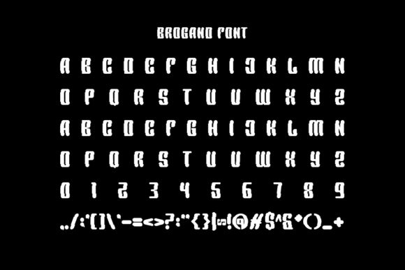 Brogand Font - Preview 4