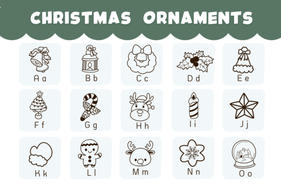 Christmas Ornaments Font - Preview 1