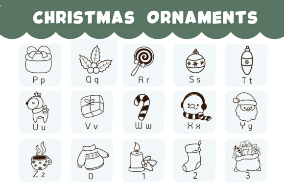 Christmas Ornaments Font - Preview 2