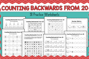 Counting Backwards From 20 Worksheets