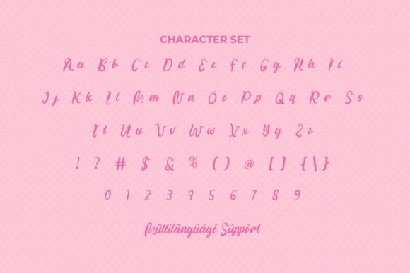Cute Babies Font PNG with transparent background - Preview 3