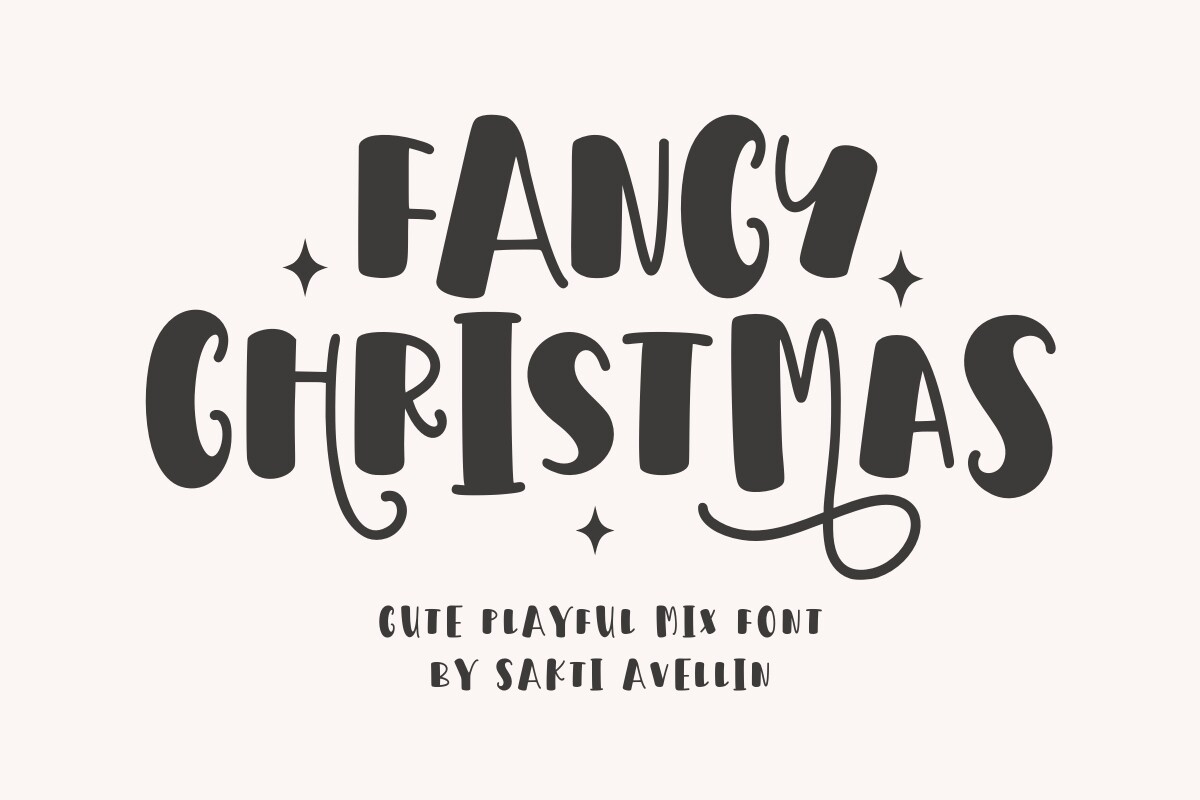 Fancy Christmas Font - photo 1