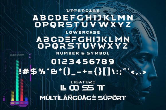 Gloriouse Font PNG with transparent background - Preview 5
