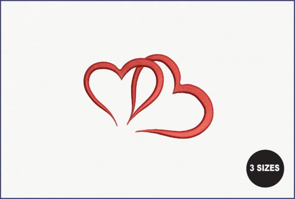 Love Heart Embroidery Design