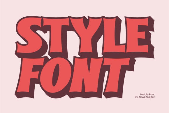 Moldie Font PNG with transparent background - Preview 1