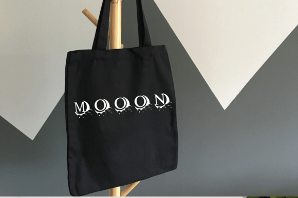 Night Moon Monogram Font PNG with transparent background - Preview 5