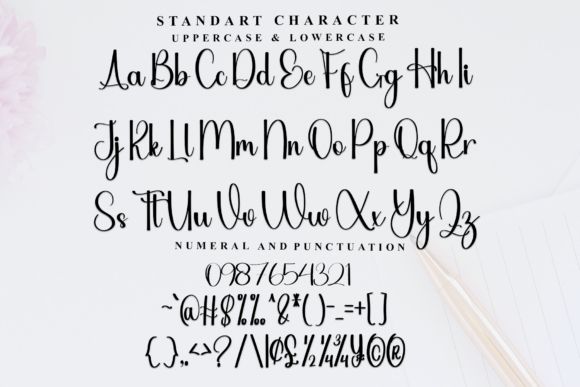 Pumpkin Beautiful Font PNG with transparent background - Preview 4