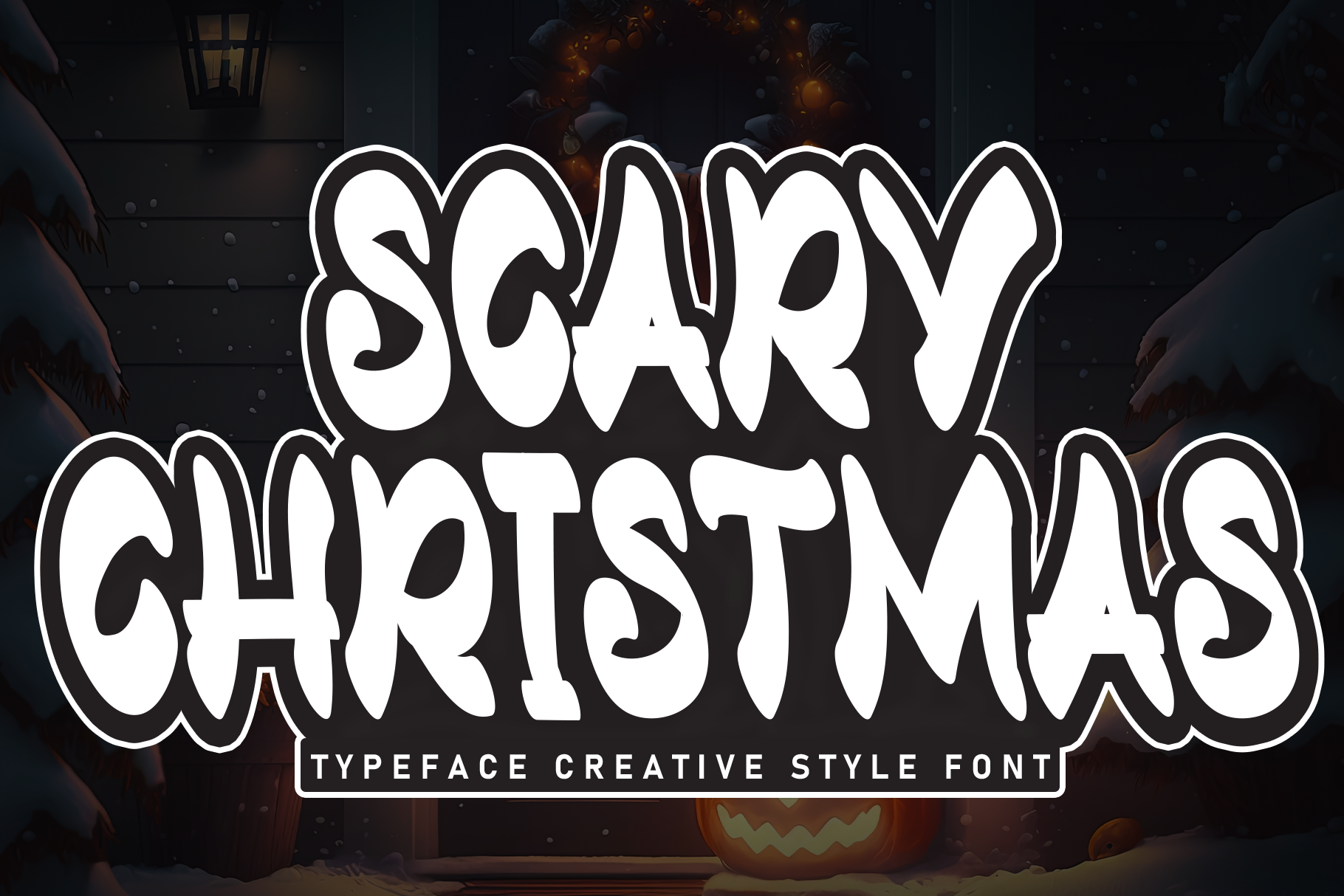 Scary Christmas Font - photo 1