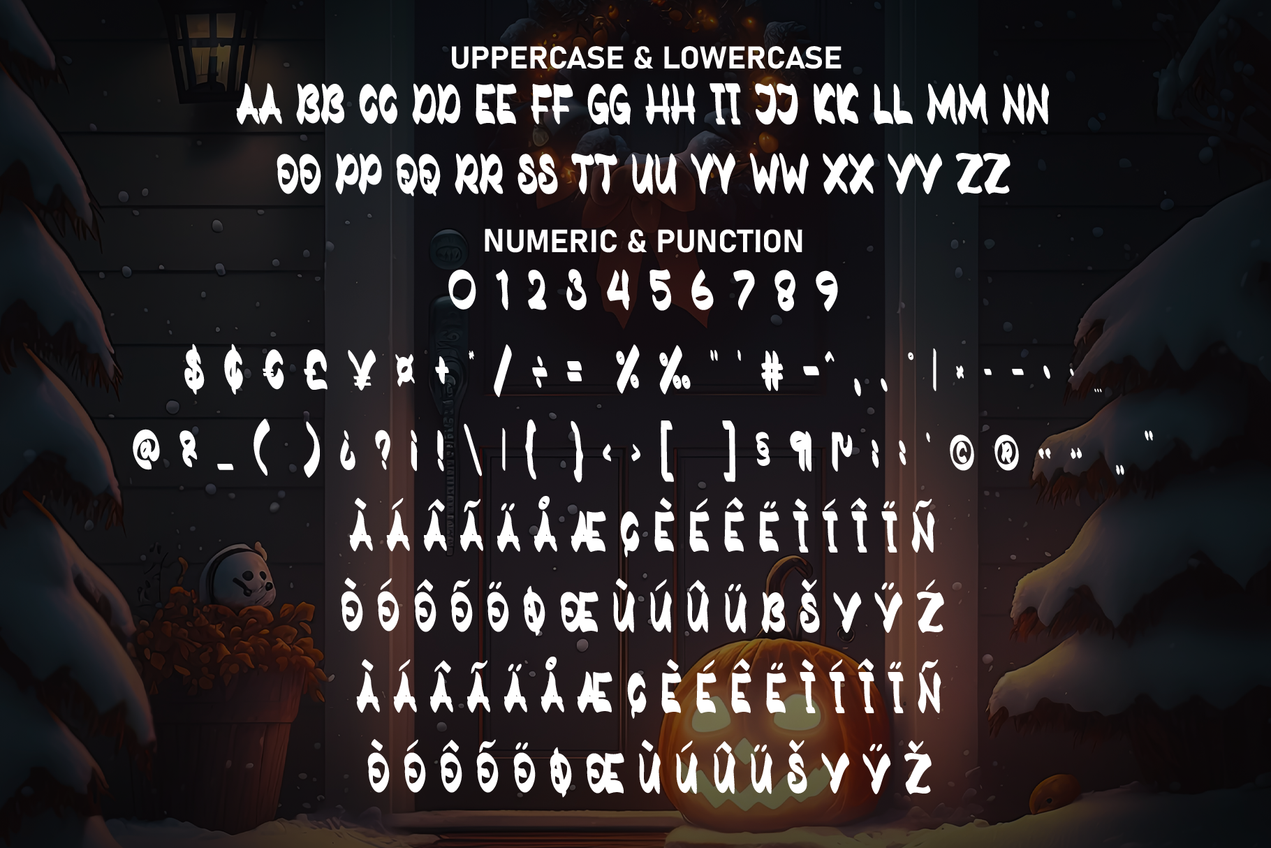 Scary Christmas Font - photo 7