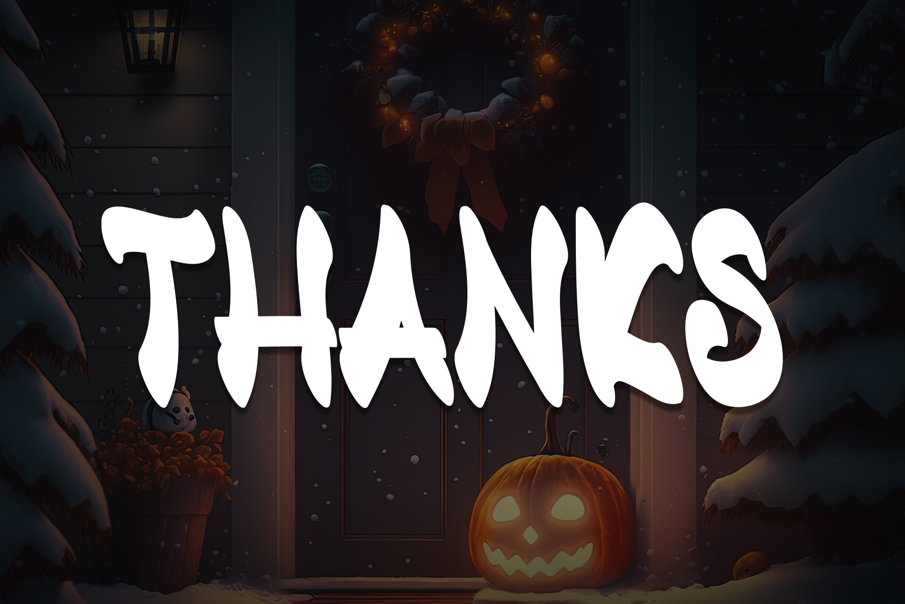 Scary Christmas Font - photo 8